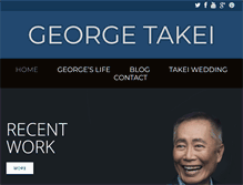 Tablet Screenshot of georgetakei.com